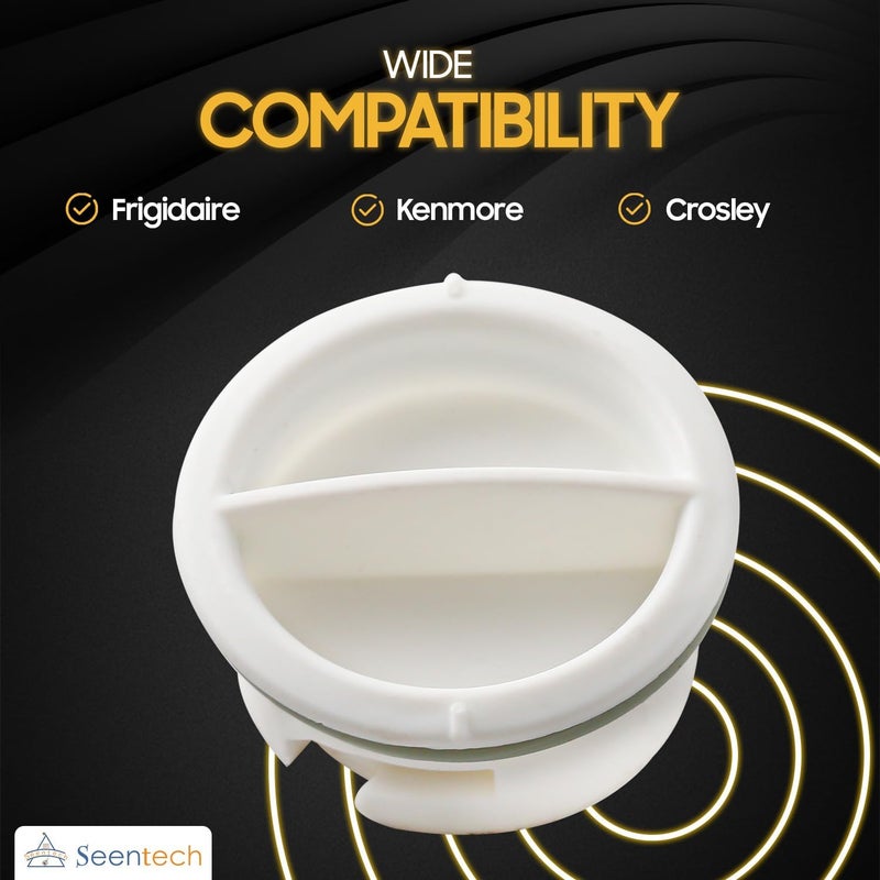 Seentech 154388801 غطاء سائل شطف غسالة الصحون - متوافق مع فريجيدير، كينمور، كروسلي يستبدل AP2109579، 890363، 154388802 - Image 2